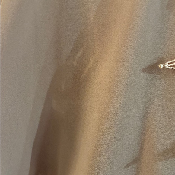 Vintage Darcy Elegant Tan Women's Dress - Picture 5 of 14